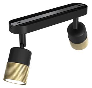 Bodové svítidlo MIZU 2xGU10/8W/230V černá/mosaz