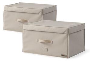 Sada 2 úložných boxů na oblečení Compactor Family Trunks, 150 l