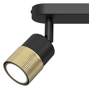 Bodové svítidlo MIZU 2xGU10/8W/230V černá/mosaz