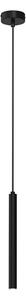 Lustr na lanku YORU 1xG9/8W/230V 30 cm černá