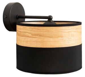 Nástěnná lampa ALBA 1xE27/15W/230V černá/hnědá