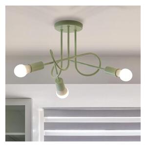 Přisazený lustr OXFORD 3xE27/15W/230V zelená
