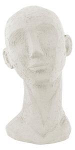 Slonovinově bílá dekorativní soška PT LIVING Face Art, výška 28,4 cm