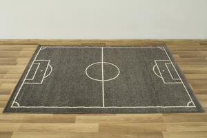 Makro Abra Dětský kusový koberec Emily Kids 2919A Fotbalové hřiště šedý Rozměr: 200x290 cm
