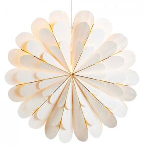 Markslöjd 705309 - Vánoční dekorace MARIGOLD 1xE14/25W/230V pr. 60 cm bílá