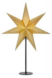 Markslöjd 705795 - Vánoční dekorace GLITTER 1xE14/25W/230V 65 cm černá/zlatá