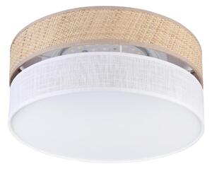 LED Stropní svítidlo SIRJA BOHO LED/20W/230V pr. 35 cm béžová/bílá