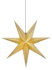 Markslöjd 705790 - Vánoční dekorace GLITTER 1xE14/25W/230V pr. 75 cm zlatá