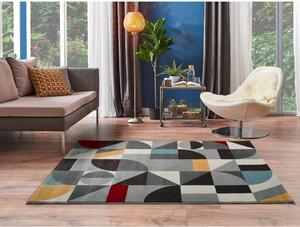 Šedý koberec Universal Delta Multi, 115 x 160 cm
