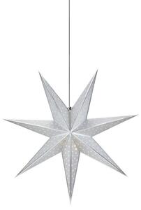 Markslöjd 705769 - Vánoční dekorace GLITTER 1xE14/25W/230V pr. 45 cm stříbrná