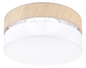 LED Stropní svítidlo SIRJA BOHO LED/20W/230V pr. 35 cm béžová/bílá
