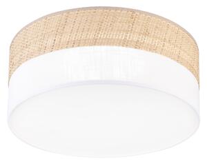 LED Stropní svítidlo SIRJA BOHO LED/20W/230V pr. 35 cm béžová/bílá