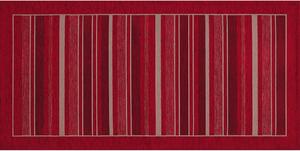 Červený běhoun Floorita Velour, 55 x 140 cm