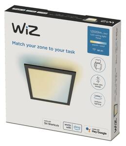 WiZ - LED Stmívatelné stropní svítidlo SUPERSLIM LED/12W/230V černá Wi-Fi