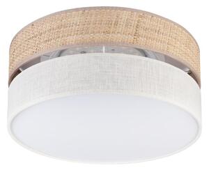 LED Stropní svítidlo SIRJA BOHO LED/20W/230V pr. 35 cm béžová/krémová