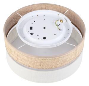 LED Stropní svítidlo SIRJA BOHO LED/20W/230V pr. 35 cm béžová/krémová
