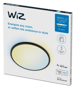 WiZ - LED Stmívatelné stropní svítidlo SUPERSLIM LED/32W/230V černá Wi-Fi