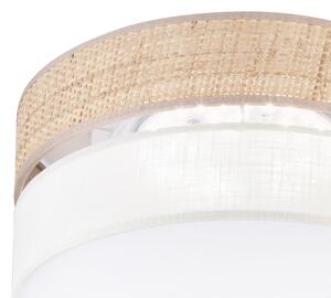 LED Stropní svítidlo SIRJA BOHO LED/20W/230V pr. 35 cm béžová/krémová