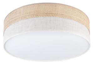 LED Stropní svítidlo SIRJA BOHO LED/36W/230V pr. 45 cm béžová/krémová