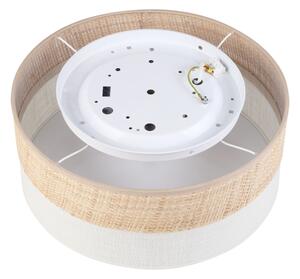 LED Stropní svítidlo SIRJA BOHO LED/20W/230V pr. 35 cm béžová/krémová