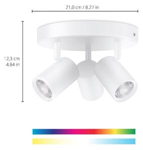 WiZ - LED RGBW Stmívatelné bodové svítidlo IMAGEO 3xGU10/4,9W/230V bílá Wi-Fi