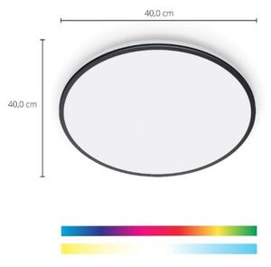 WiZ - LED RGBW Stmívatelné stropní svítidlo RUNE LED/21W/230V černá Wi-Fi