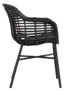 Černá plastová zahradní židle Cecilia – Hartman
