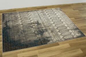 Makro Abra Moderní kusový koberec VERSAGE 2188A krémový / modrý Rozměr: 120x170 cm