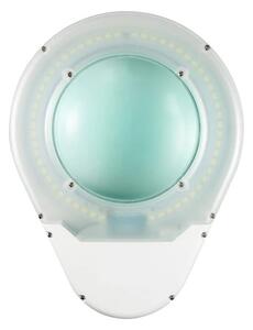 LED Stolní lampa s lupou LED/9W/230V bílá