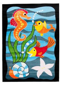 Makro Abra Dětský kusový koberec KINDER B499A Moře Ryby modrý Rozměr: 240x330 cm
