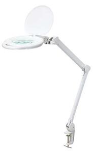 LED Stmívatelná stolní lampa s lupou LED/10W/230V bílá