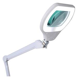 LED Stmívatelná stolní lampa s lupou LED/12W/230V bílá