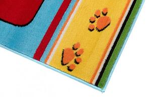 Makro Abra Dětský kusový koberec KINDER H059B Zvířátka vícebarevný Rozměr: 200x290 cm