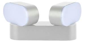LED Venkovní flexibilní nástěnné svítidlo 2xLED/12W/230V IP65 šedá