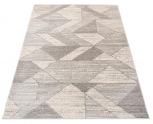 Makro Abra Kusový koberec DENVER A788A Geometrický šedý bílý Rozměr: 140x200 cm