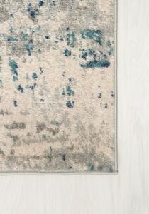 Makro Abra Kusový koberec DENVER G029A Abstraktní moderní modrý bílý Rozměr: 200x200 cm