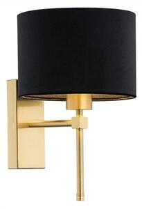 Argon 8050 - Nástěnná lampa ABBANO 1xE27/15W/230V mosaz/černá