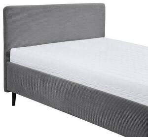 ČALOUNĚNÁ POSTEL, 140/200 cm tmavě šedá MID.YOU - Jednolůžkové postele, Online Only