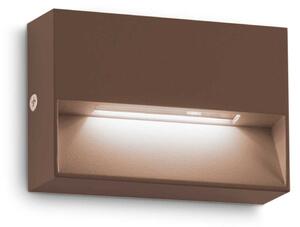 Ideal Lux Venkovní nástěnné LED svítidlo DEDRA v.6,6cm Barva: Antracit