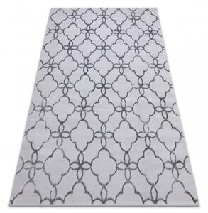 Makro Abra Moderní kusový koberec MEFE 8504 tmavě šedý Rozměr: 200x290 cm
