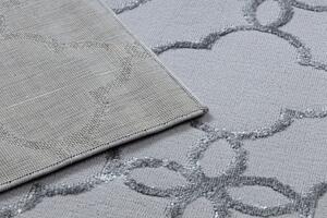 Makro Abra Moderní kusový koberec MEFE 8504 tmavě šedý Rozměr: 80x150 cm