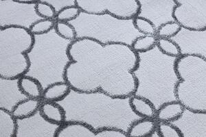 Makro Abra Moderní kusový koberec MEFE 8504 tmavě šedý Rozměr: 80x150 cm