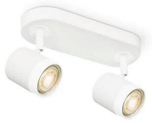 LED Stmívatelné bodové svítidlo MANU 2xGU10/5,8W/230V bílá