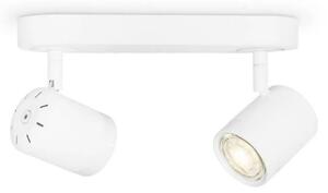 LED Stmívatelné bodové svítidlo MANU 2xGU10/5,8W/230V bílá