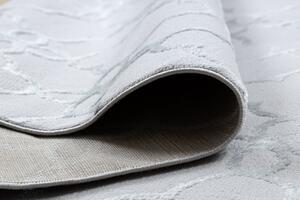 Makro Abra Moderní kusový koberec MEFE 8504 šedý / bílý Rozměr: 80x150 cm
