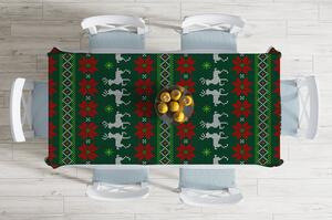 Vánoční ubrus s příměsí bavlny Minimalist Cushion Covers Merry Xmass, 140 x 180 cm