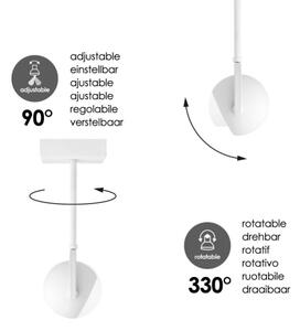 LED Stmívatelné bodové svítidlo NOP 1xGU10/5,8W/230V bílá