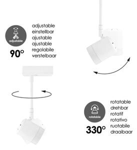LED Stmívatelné bodové svítidlo MANU 1xGU10/5,8W/230V bílá