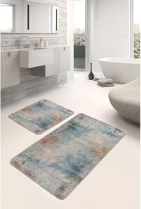 Modro-šedé koupelnové předložky v sadě 2 ks 60x100 cm – Mila Home