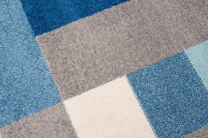 Makro Abra Kusový koberec LAZUR C574B Kostky šedý modrý Rozměr: 160x220 cm